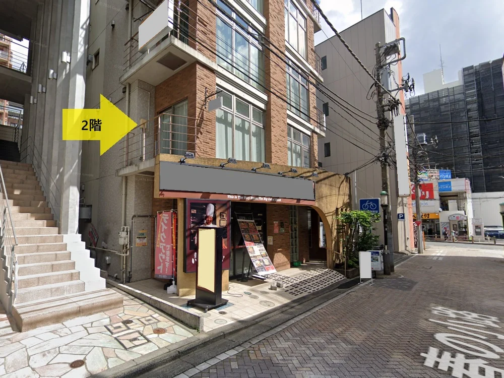 貸店舗(スケルトン)の外観