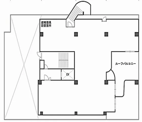 たまプラーザのスケルトン物件の平面図