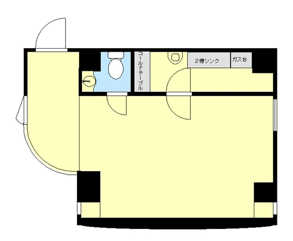 京成曳舟のリース物件の平面図
