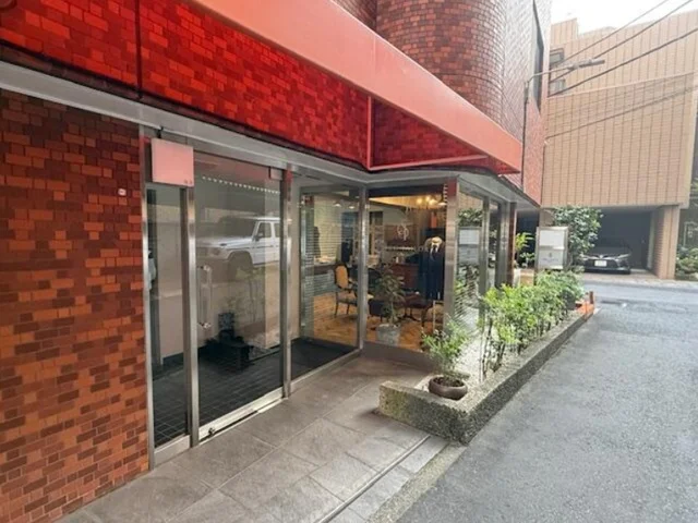 表参道の居抜き店舗の外観