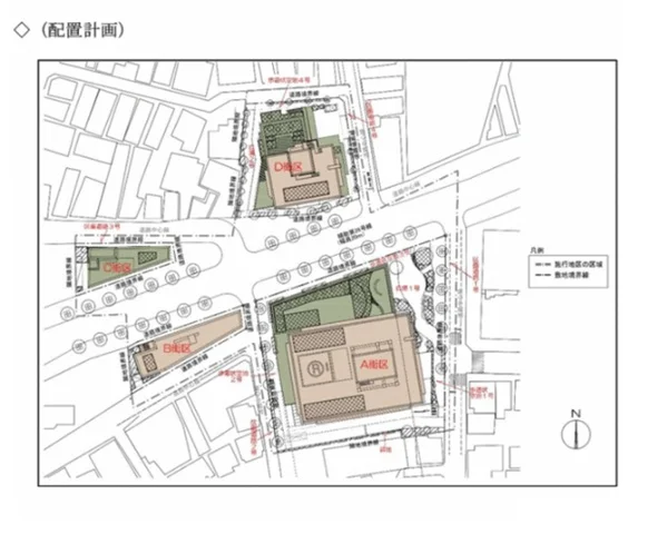 貸店舗(スケルトン)の平面図