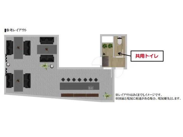 東久留米のスケルトン物件の平面図