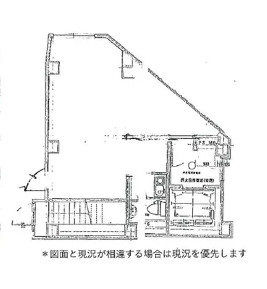 新百合ヶ丘のスケルトン物件の平面図