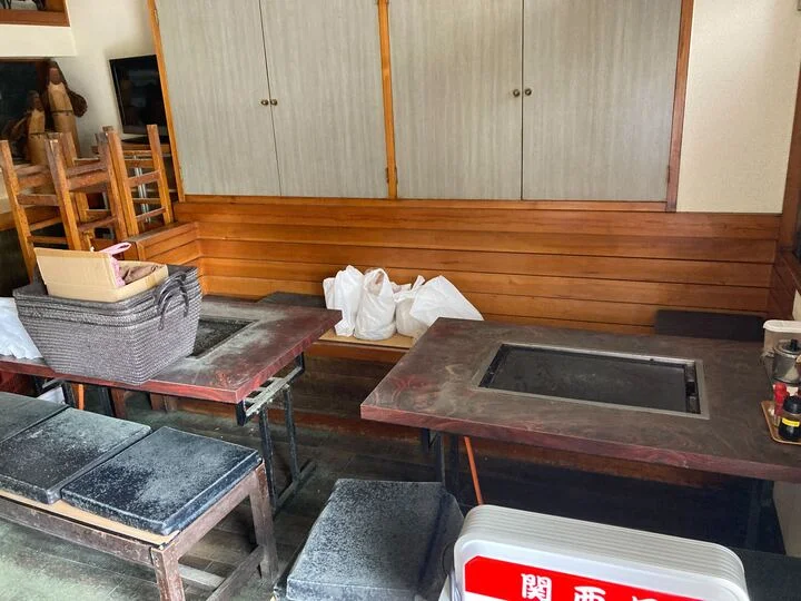 新松戸のお好み焼き居抜きの内装