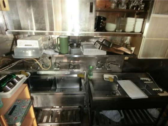 新松戸のお好み焼き居抜きの厨房