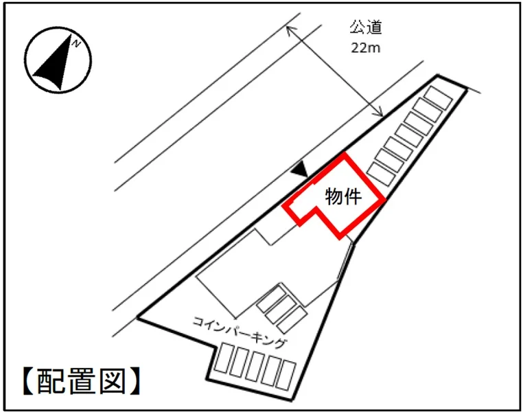 瀬谷のラーメン居抜きの平面図