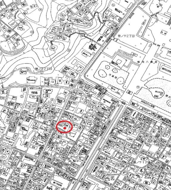 貸店舗(スケルトン)の地図