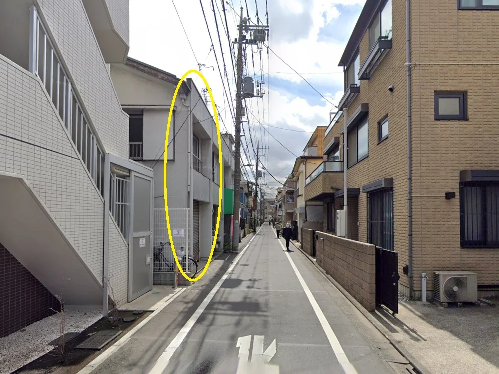 貸店舗(事務所仕様)の外観