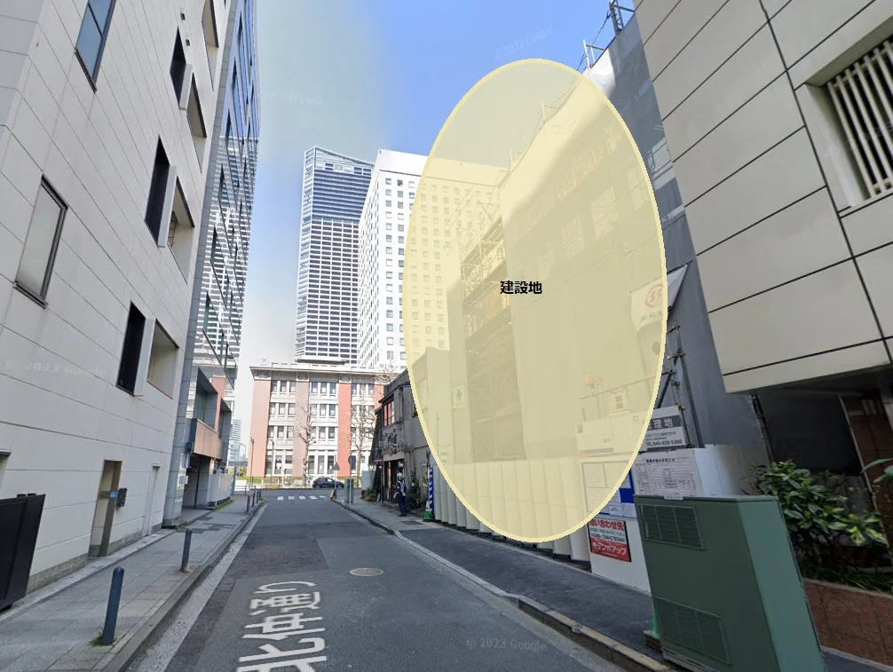 貸店舗(スケルトン)の外観