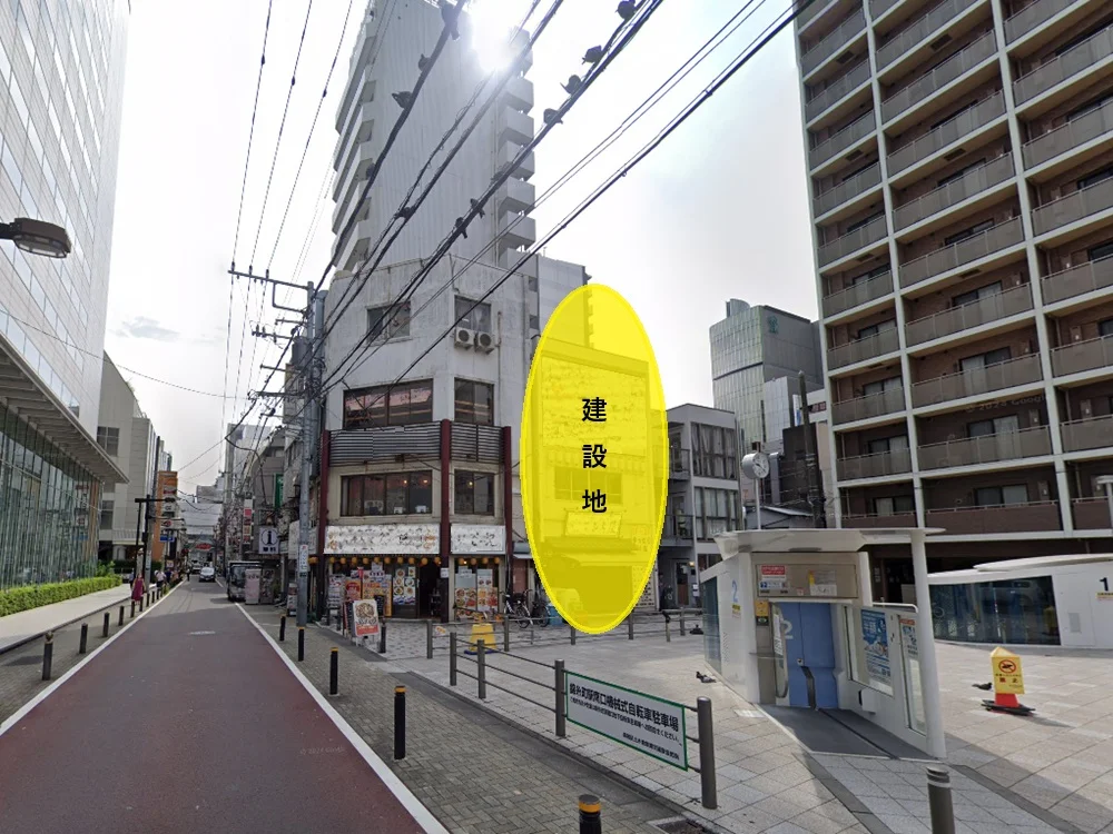 錦糸町のスケルトン物件の外観