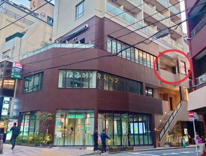 麻布十番の事務所仕様物件の外観