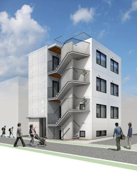 貸店舗(スケルトン)の外観