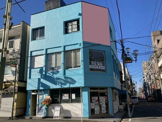 南林間のスケルトン物件の外観