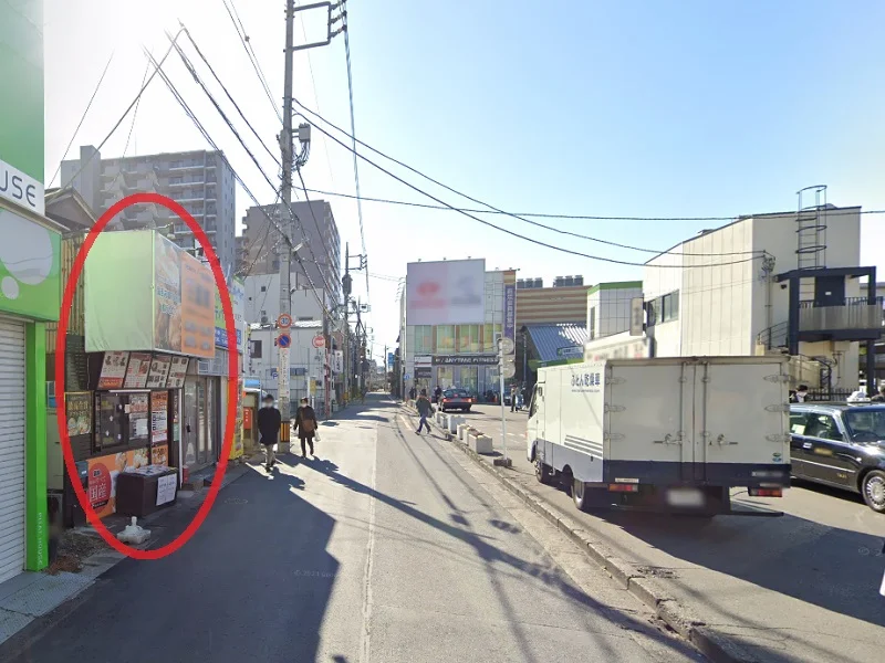 テイクアウトの居抜き物件の周辺