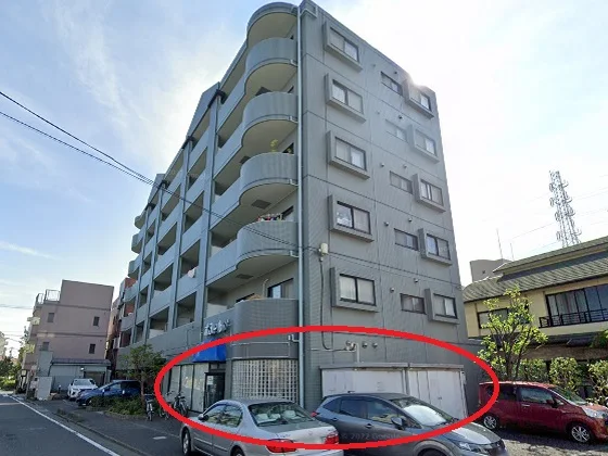 高野のスケルトン物件の外観