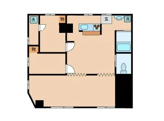 整体・マッサージの居抜き物件の平面図