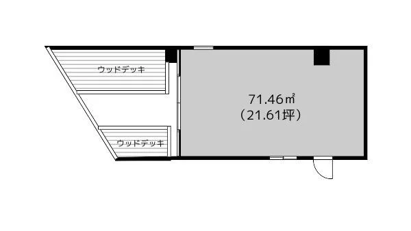西葛西のダイニングバー居抜きの平面図