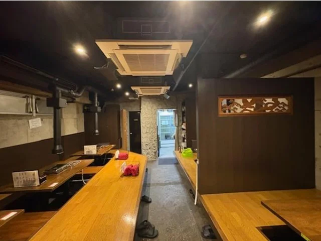 焼肉屋の居抜き物件の内装