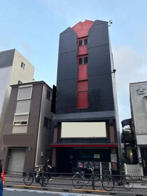 大岡山の居抜き店舗の外観