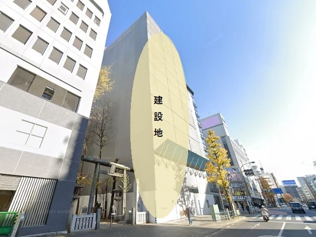 貸店舗(スケルトン)の外観