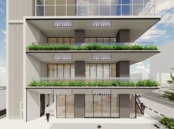 池袋のスケルトン店舗物件の外観