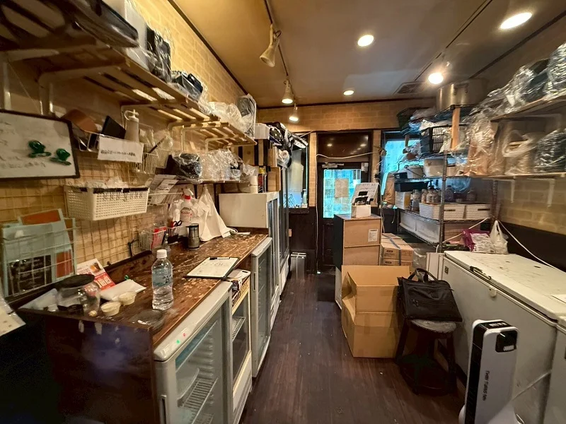 旗の台の居抜き店舗の厨房