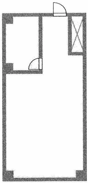 八王子の定食屋居抜きの平面図
