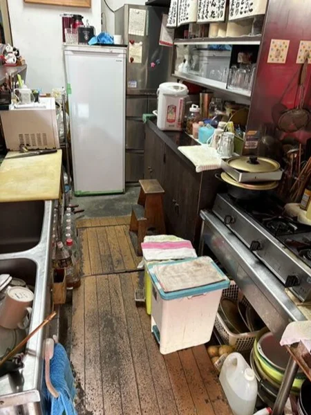 東武練馬の居酒屋居抜きの厨房