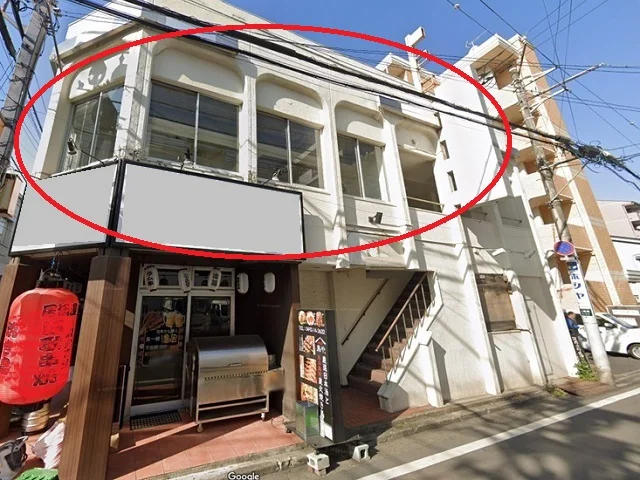 貸店舗(スケルトン)の外観