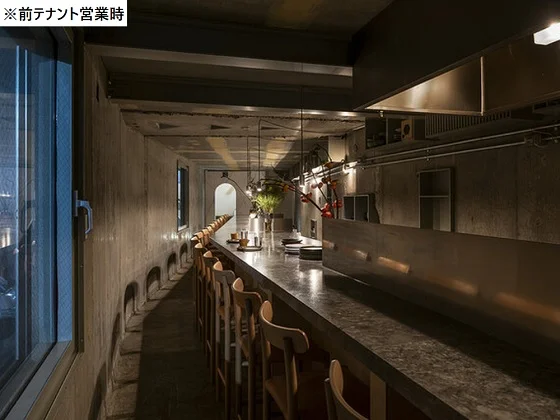 レストランの居抜き物件の内装