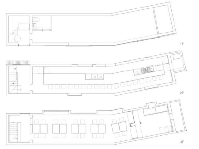 神泉の居抜き店舗の平面図