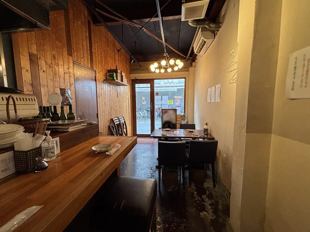 祖師ヶ谷大蔵の居抜き店舗の内装