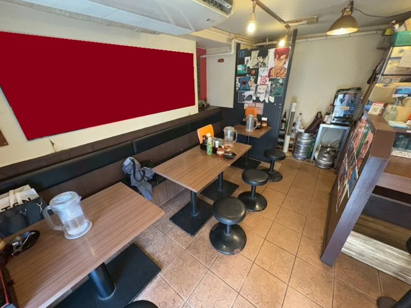 ラーメンの居抜き物件の内装