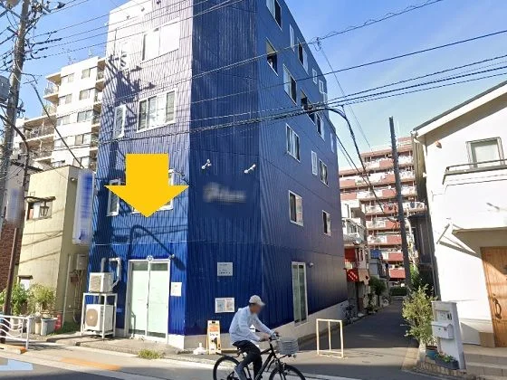 貸店舗(スケルトン)の外観