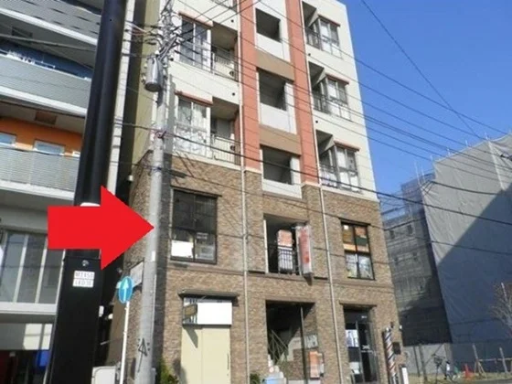 貸店舗(事務所仕様)の外観