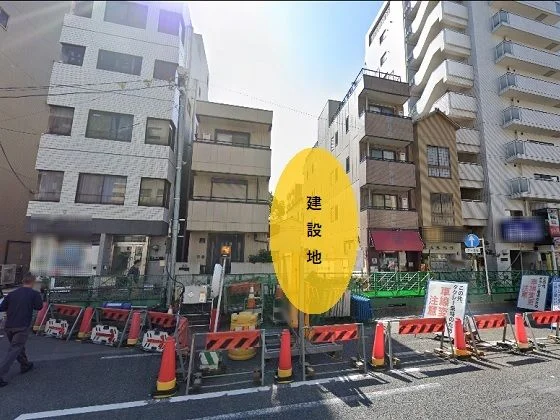 木場のスケルトン物件の外観