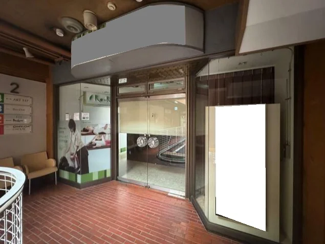 北浦和の居抜き店舗のエントランス