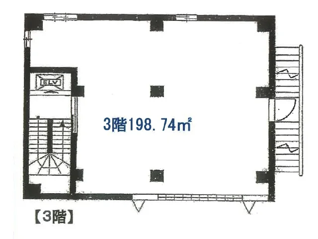 国分寺のスケルトン物件の平面図
