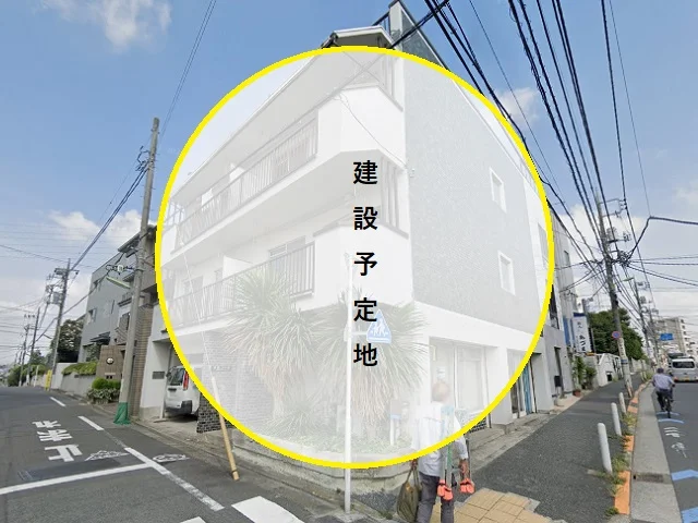 貸店舗(スケルトン)の外観