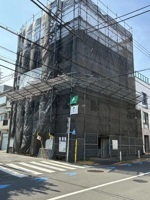 等々力のスケルトン物件の外観