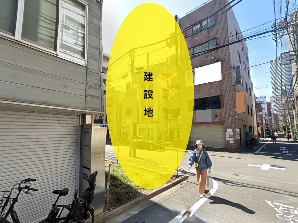 月島の居抜き店舗の外観