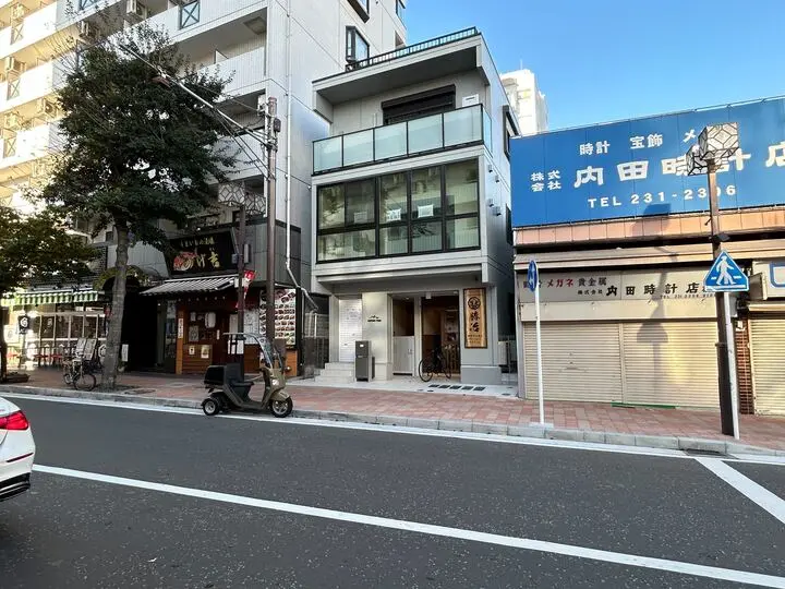 桜木町のスケルトン店舗物件の外観