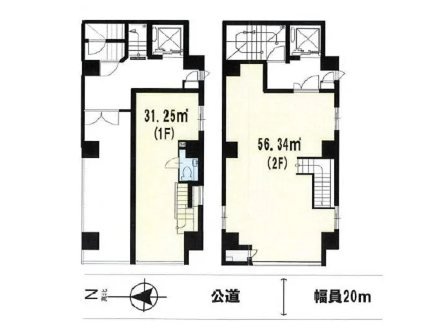 その他の居抜き物件の平面図