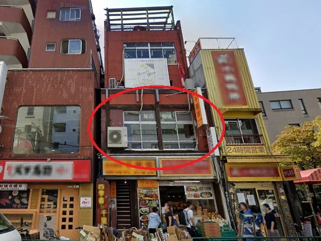 貸店舗(スケルトン)の外観