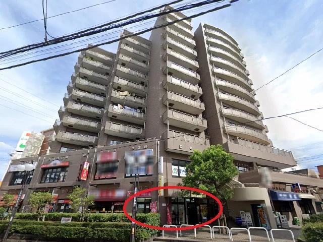 京成高砂の事務所仕様店舗物件の外観