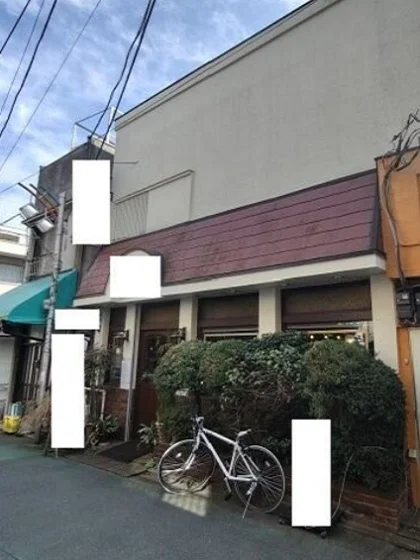 荻窪のスケルトン店舗物件の外観