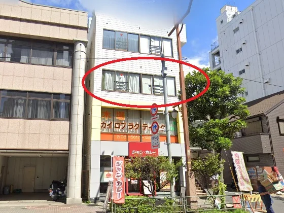 貸店舗(スケルトン)の外観