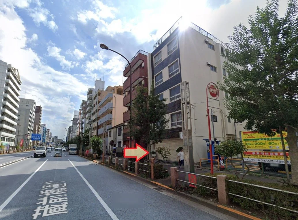 亀戸のスケルトン物件の外観