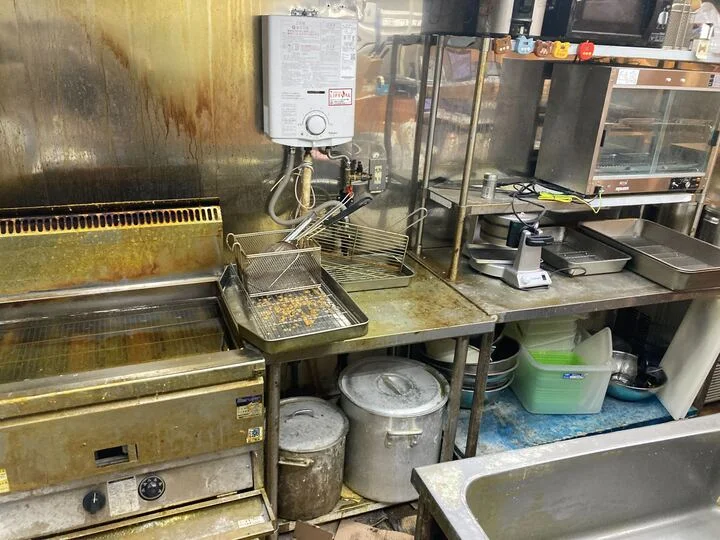 三河島のテイクアウト居抜きの厨房
