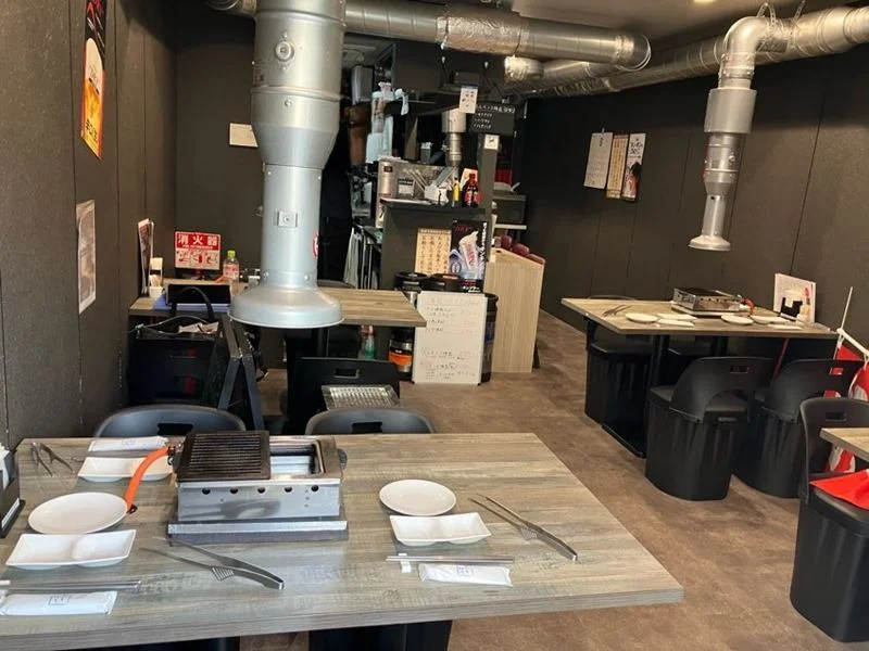 北越谷の焼肉屋居抜きの内装